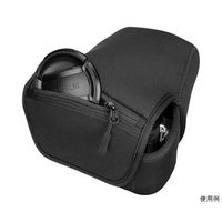 ハクバ写真産業 ルフトデザイン スリムフィット カメラジャケット Lー120 ブラック DCS-03L120BK 1個 62-9753-78（直送品）