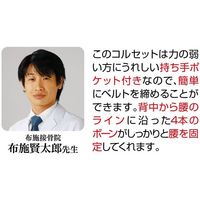 セルヴァン 接骨院の先生が監修した腰コルセット ベージュ MーL 042042002 1枚 65-0550-84（直送品）