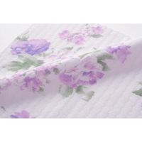 セルヴァン ふんわりキルト暖かパジャマ パープル系 LL 044381804 1枚 65-0551-31（直送品）