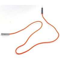 共立電子産業 QIケーブル1Sー1P 橙 5本入 311-216-6 1袋(5本) 65-3734-57（直送品）