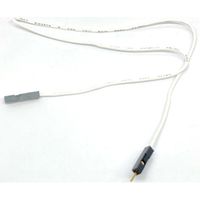 共立電子産業 QIケーブル1Sー1P 白 5本入 311-216-5 1袋(5本) 65-3734-58（直送品）