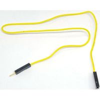 共立電子産業 QIケーブル1Sー1P 黄 5本入 311-216-4 1袋(5本) 65-3734-59（直送品）