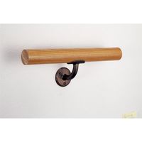 マツ六 システム手すり35 Eブラケット横型 ブラウン EL-11-10 1個（直送品）