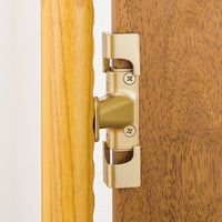 マツ六 システム手すり35 半受出隅スリム座ブラケットカバー付 ゴールド EL-616G 1セット(2個)（直送品）