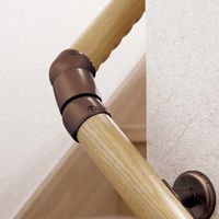 マツ六 システム手すり32 自在ジョイント ブラウン EL-63 1個（直送品）