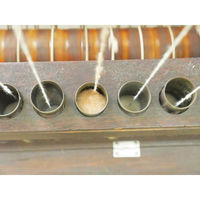 アンドウ ガラ紡のキッチン布巾【抗菌防臭加工】 1764600-0018 3橙色（直送品）