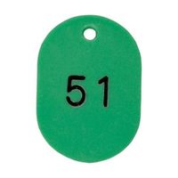 光 親子札 緑 51~100 KF969-2B 1箱(50組) 64-4791-98（直送品）