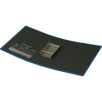 ハピラ　片開きパイプ式ファイル　A4タテ　とじ厚80mm　ブルー　1箱（24冊：12冊入×2箱）