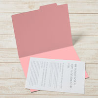 プラス　個別フォルダー　A4　ピンク　1袋（10枚入）　FL-061IF　87098