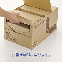 リサイクルコピーペーパーR100　白色度80%　B5　1箱（500枚入×10冊）　アスクル  オリジナル