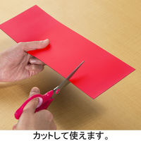 エコ マグネットシート 300×100mm 赤 10枚入 MS-360-R ソニック