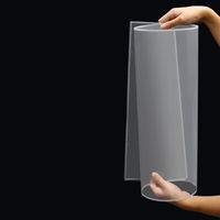 プラス　再生カードケース　ソフトタイプ　A2　430×608mm　薄型　業務用パック　1箱（10枚：5枚入×2箱）　34431