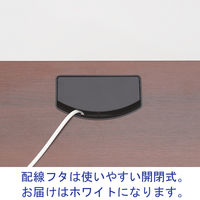 プラス TMユニットテーブル2 コーナーテーブル ホワイト 幅R900×奥行R900×高さ720mm 1台（2梱包）会議長机 ミーティングテーブル 日本製