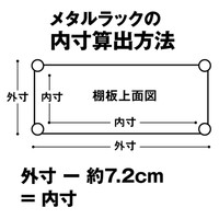 アイリスオーヤマ　メタルラック　ポール直径25mm　幅1800×奥行460×高さ1785mm　MR-1818　スチールラック ワイヤーラック