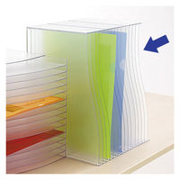 岩崎工業　A4型ファイルスタンド　ST6143AS　1セット（3個：1個×3）