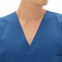 ナガイレーベン 男子上衣 RブルーL MF-8302 1枚　スクラブ　メンズ　医療用