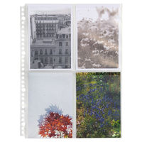 リヒトラブ クリヤーポケット(4ポケット) G49150 1箱(200枚入)