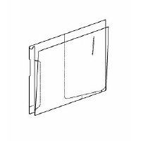 リヒトラブ　HK2004　カルテフォルダー（ダブルポケット/フラップ付）　A4ヨコ　1セット（200枚：100枚入×2箱）
