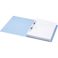 アスクル　フラットファイル　A4タテ　エコノミータイプ　30冊　ロイヤルブルー　青  オリジナル