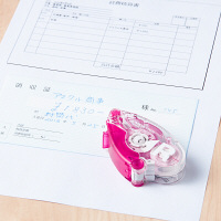 プラス　テープのり＜スピンエコモデル＞　本体　16m　ピンク　10個　 オリジナル