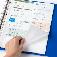 アスクル　名刺用ポケット　A4　30穴両面タイプ　200枚　名刺ファイル用ポケット  オリジナル