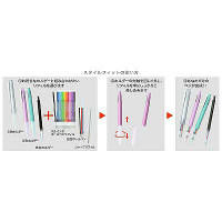 三菱鉛筆(uni)　スタイルフィットリフィル芯　シグノインク　0.38mm　青　UMR-109-38　1本