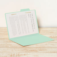 プラス 個別フォルダーB5ベーシックカラー ブルー 87445 1セット(100枚)