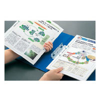 コクヨ　チューブファイル（Mタイプ）　A4タテ　とじ厚30mm　青　フ-1630B　1箱（4冊入）