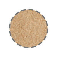 丸紐 クラフト紙手提袋ベーシック 440×430×210 茶 1箱（200枚：50枚入×4袋）  オリジナル