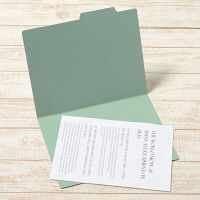 フォルダー（個別フォルダー）　A4　グリーン　FL-001IF　87834  1袋（10枚入）