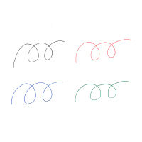 トンボ鉛筆　多色ボールペン　リポータースマート用替芯　赤インク　BR-CL25　1箱（5本入）