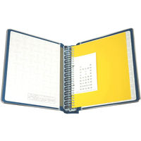 コクヨ　バインダーMP　B5　総布貼　縁金付　26穴　200枚収容　青　ハ-120B　1セット（3冊：1冊×3）