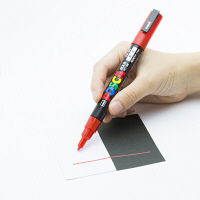 ポスカ 細字 赤 PC3M.15 水性マーカー 三菱鉛筆（uni）