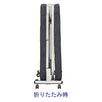アイリスオーヤマ ベッド 折畳みベッド コンパクト 14段階 リクライニングベッド OTB-MN ネイビー 1台（直送品）