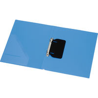 キングジム　リングファイルエコノミータイプ　A4タテ　背幅27mm青　611　1箱（10冊入）