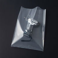 ポリ袋（規格袋）　透明厚手タイプ（LDPE）　0.08mm厚　15号　300×450mm　1セット（500枚：50枚入×10袋）  オリジナル