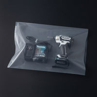 ポリ袋（規格袋）　透明厚手タイプ（LDPE）　0.08mm厚　18号　380×530mm　1セット（500枚：50枚入×10袋）  オリジナル