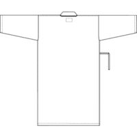 住商モンブラン 患者衣 浴衣式 （男女兼用 8分袖） ブルー 3L 59-441