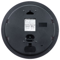 RHYTHM（リズム）フィットウェーブリブ 掛け時計 [電波 ステップ 温湿度 カレンダー] 直径350mm 4FYA07SR03 1個