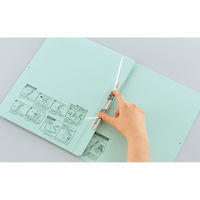 コクヨ ガバットファイル(背幅伸縮ファイル)＜ツイン＞ A4タテ 1000枚とじ 青 ブルー フ-VT90NB 1セット(1冊×3)