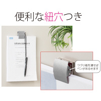 プラス　マグネットクリップ　ホールド.　L　シルバー　1箱（10個入）　80404