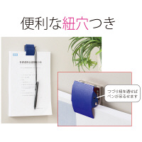 プラス　マグネットクリップ　ホールド.　ブルー　L　80401　1箱（10個入）