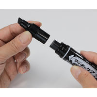 ハイマッキーケア　太字/細字用カートリッジセット　黒　1パック（インク1本、太字替芯1本）　油性ペン　ゼブラ