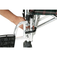 マキテック 多機能車いす自走式KS80 ネイビーチェック KS80-4043NC 1台（直送品）