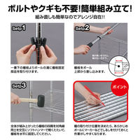 アイリスオーヤマ　メタルラック　棚板　ポール直径25mm　幅910×奥行610×高さ40mm　MR-9060T