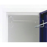 Ceha 抗菌 OAスチールミニロッカー シリンダー錠 オーク×ホワイト 幅300×奥行500×高さ895mm（完成品）1台 2段積み重ね可 横連結可（取寄品）