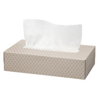 ティッシュペーパー 200組 （5箱入）×12パック オリジナルティッシュ モカ 5カラー 1ケース（60箱入） アスクル  オリジナル