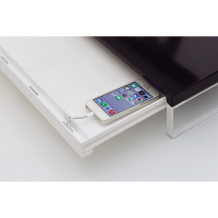 リヒトラブ(LIHIT LAB.) 机上台 幅590mm 引き出し付 黒（ブラック） A7338-24 3台