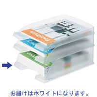 ライツ　レタートレー　ジャンボ　ホワイト　A4タテ　8個　5233-00-01