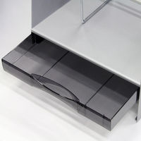 プラス ブックスタンドケース付 シルバー BS-325HC 1台